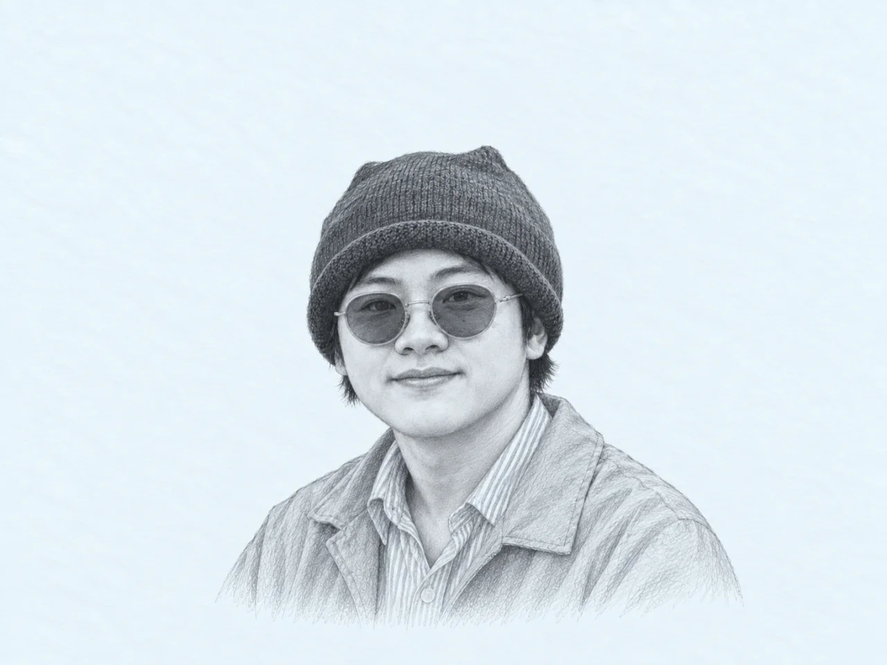 AI-generated illustrated concept portrait for Tao; not an actual likeness.