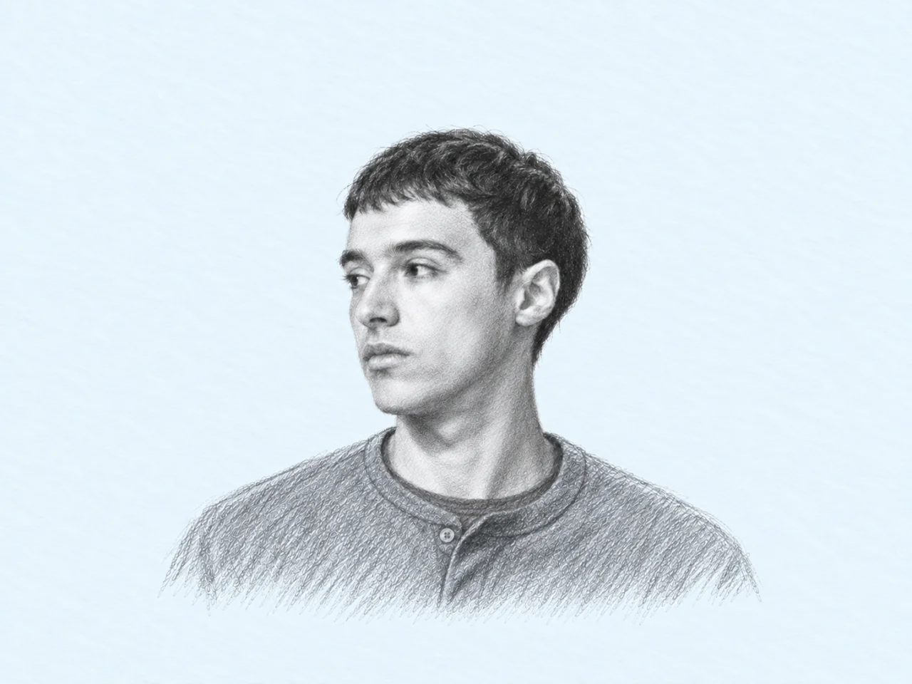 AI-generated illustrated concept portrait for Ryan; not an actual likeness.